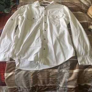Men’s white button down shirt